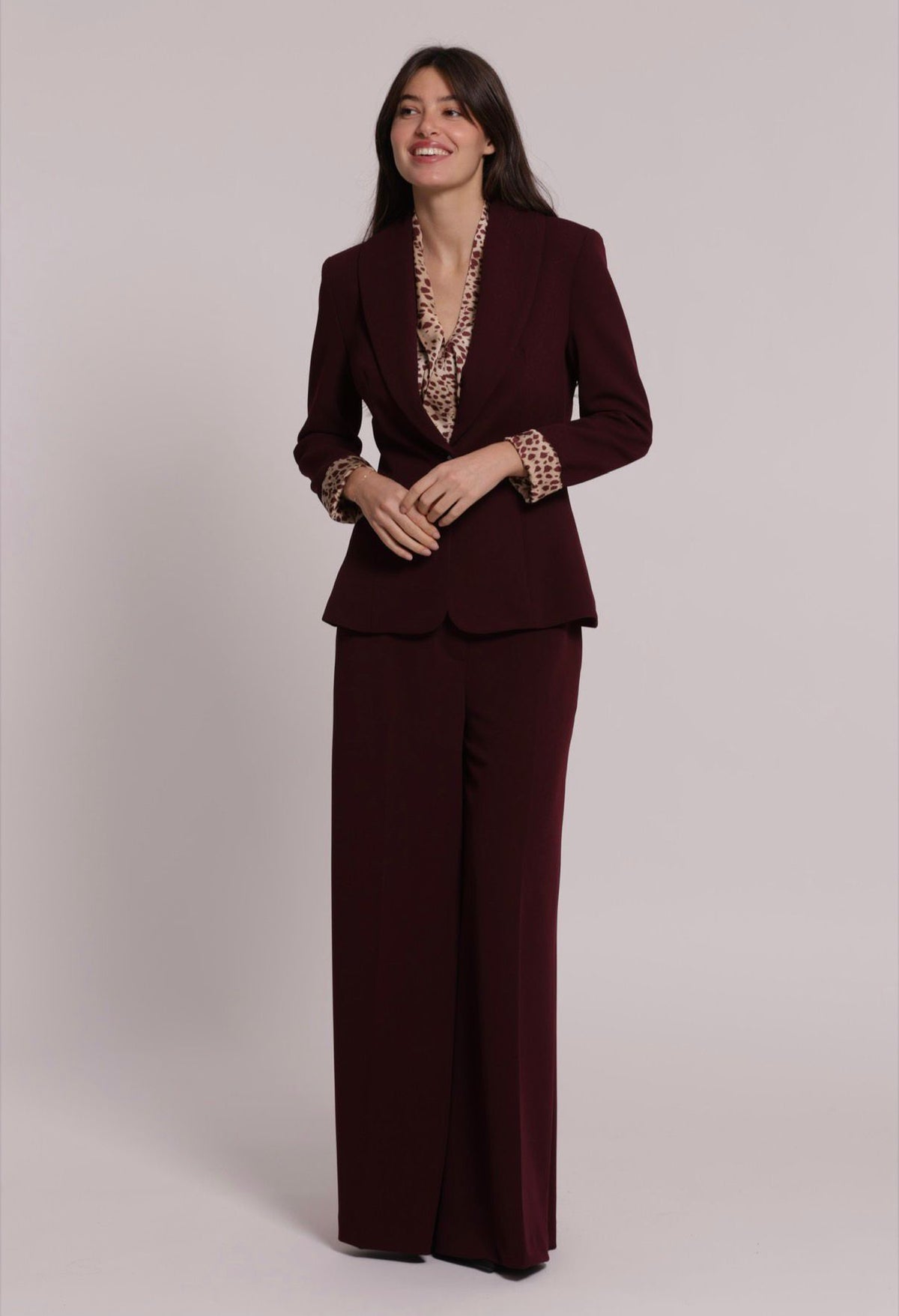 GIACCA CORTA IN SCUBA CREPE( completo con pantalone palazzo nella categoria pantaloni)-MIMI’ MUA’