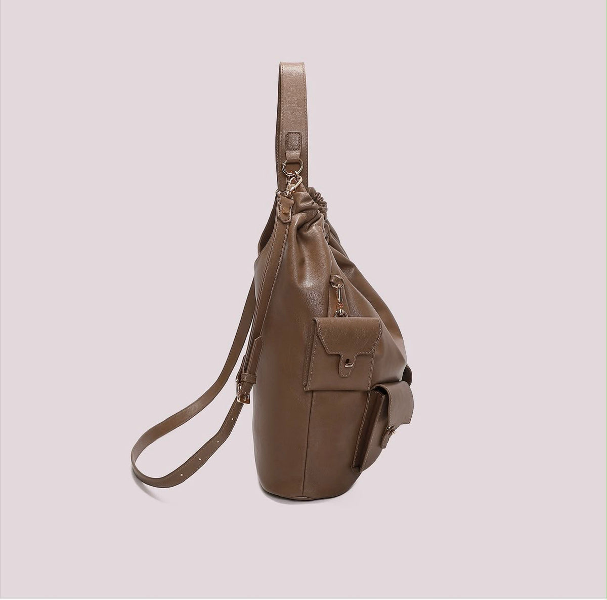 BORSA A SPALLA CON TASCHE- MIMI’ MUA’