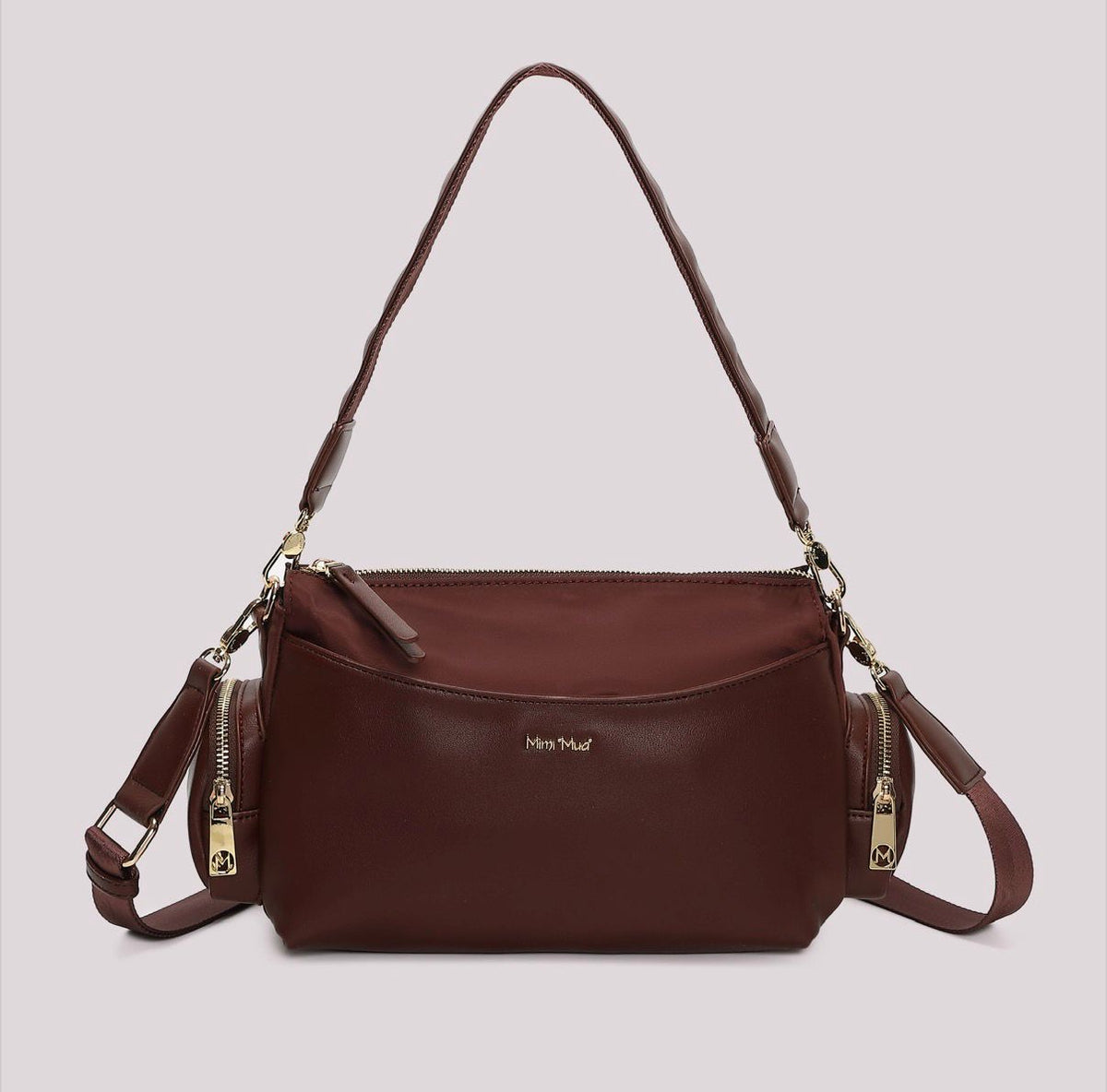 BORSA A TRACOLLA IN NYLON MISURA MIDI- MIMI’ MUA’
