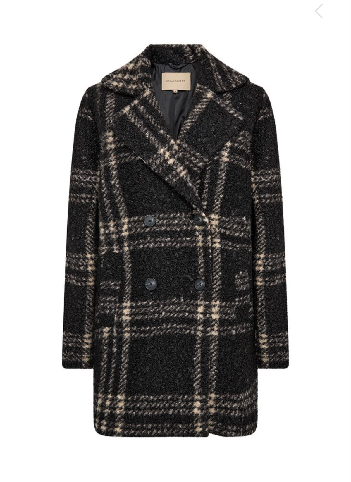 CAPPOTTO CHECK- Lunghezza MIDI doppiopetto