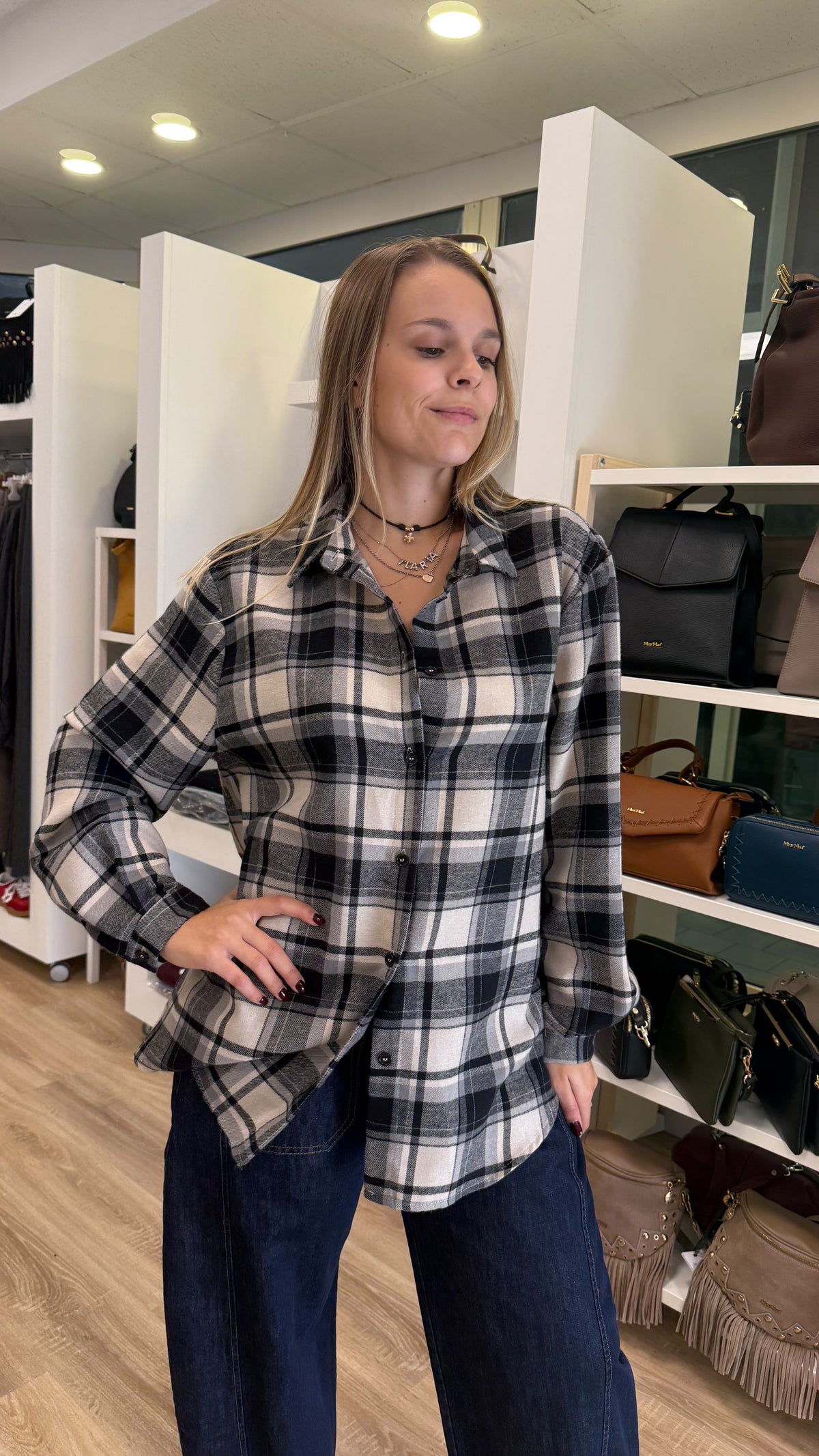 CAMICIA CHECK-OVER