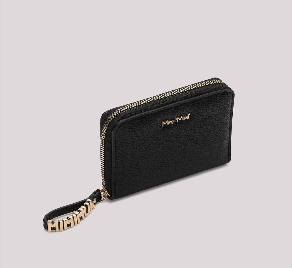 PORTAFOGLIO MEDIO BASIC CON TIRA ZIP LOGATO