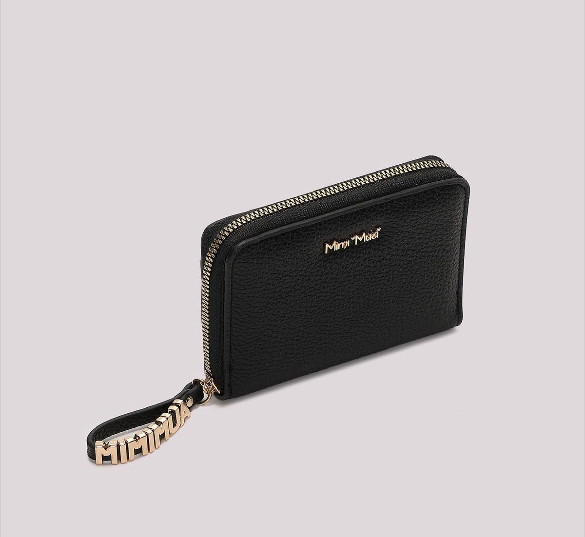 PORTAFOGLIO MEDIO BASIC CON TIRA ZIP LOGATO
