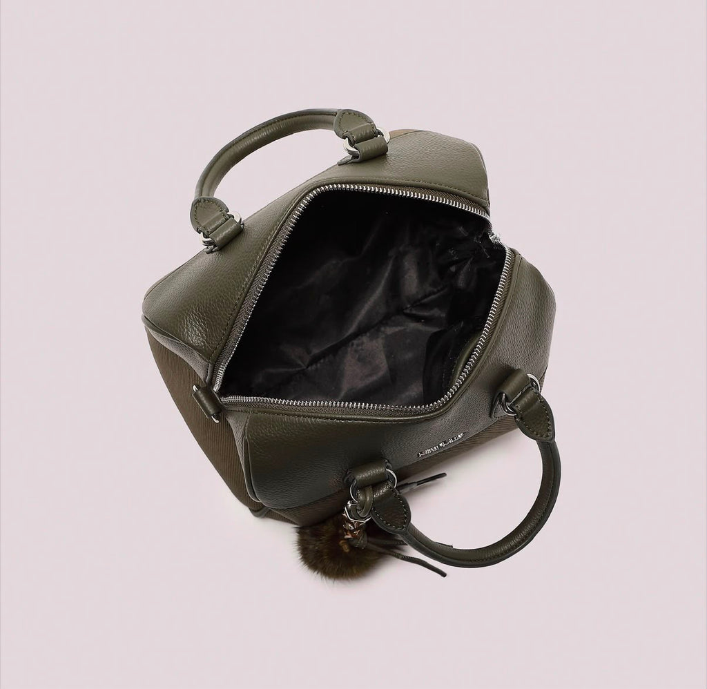 BORSA BAULETTO CON CHARM E CUORE- MIMI’ MUA’