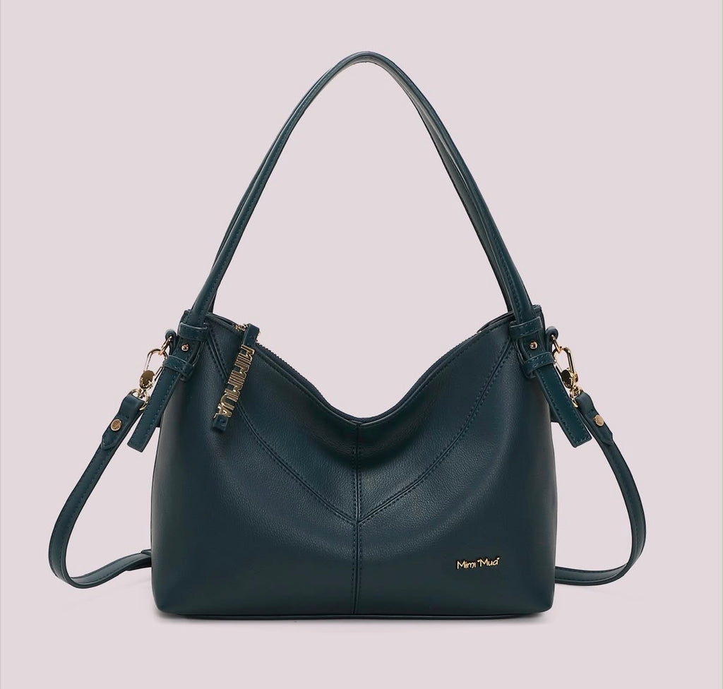 BORSA A SPALLA CON LETTERE- MIMI’ MUA’ SULLA ZIP