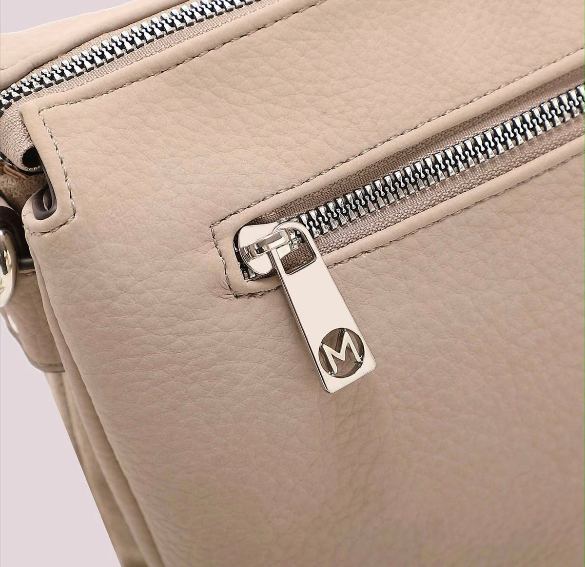 BORSA A TRACOLLA CON FIANCHI EFFETTO CAMOSCIO- MIMI’ MUA’