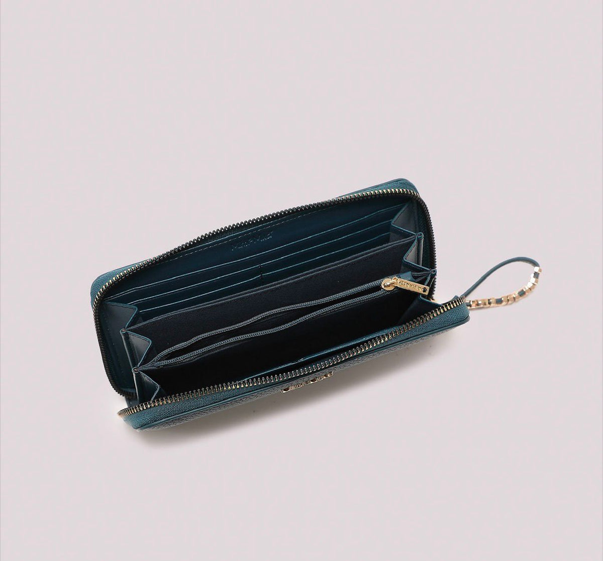PORTAFOGLIO GRANDE BASIC CON TIRA ZIP LOGATO