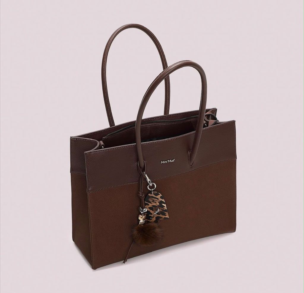BORSA TOTE CON CHARM E CUORE- MIMI’ MUA’