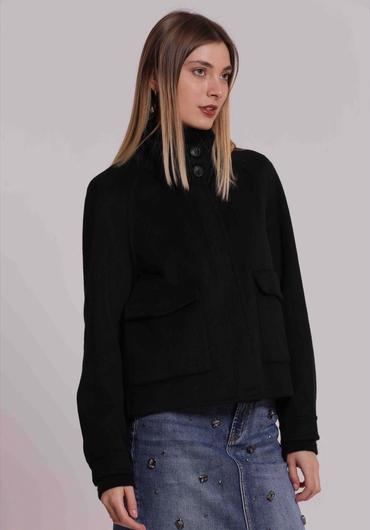 CAPPOTTO CORTO CON ZIP-MIMI’ MUA’