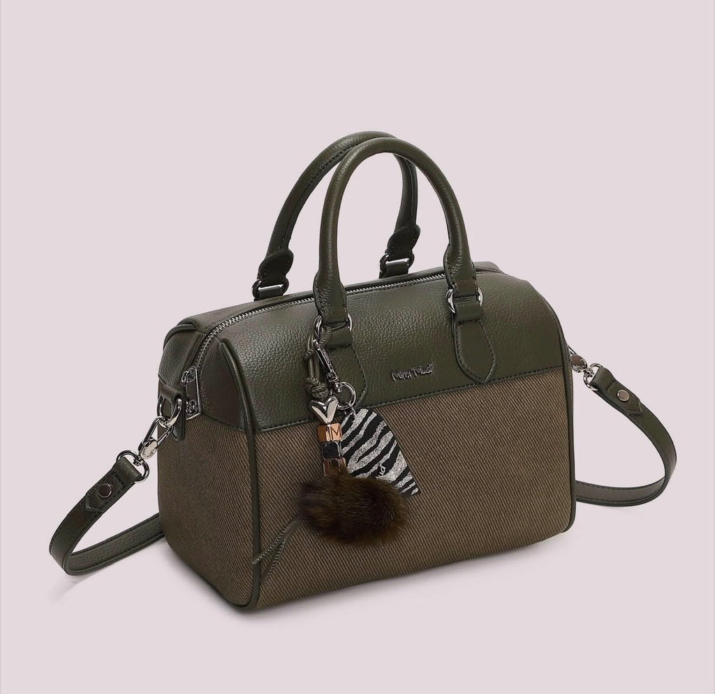BORSA BAULETTO CON CHARM E CUORE- MIMI’ MUA’