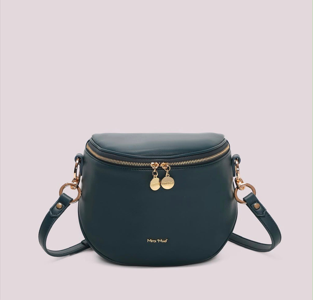 BORSA MARSUPIO CON DETTAGLIO ANELLI AI MANICI- MIMI’ MUA’