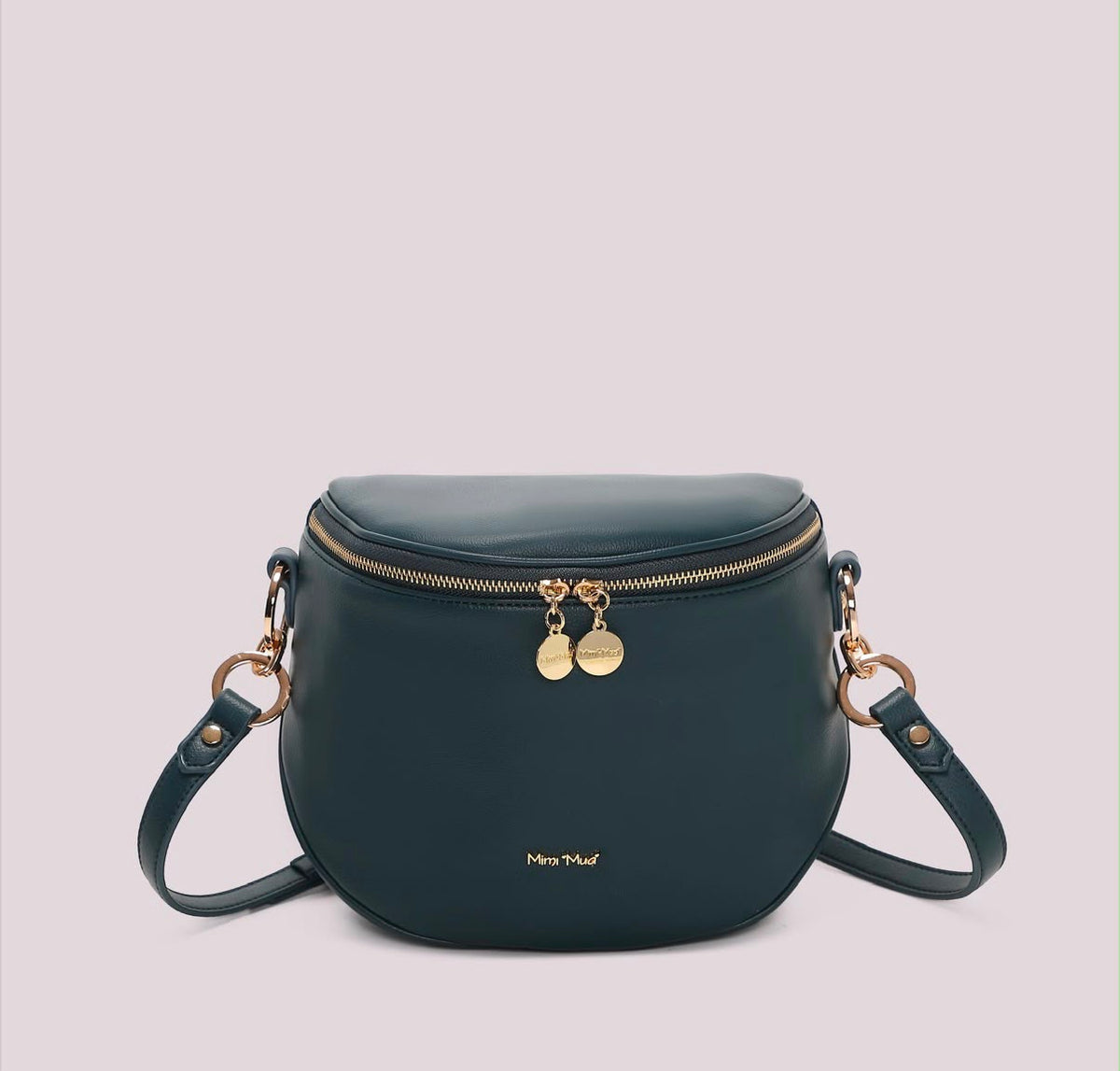 BORSA MARSUPIO CON DETTAGLIO ANELLI AI MANICI- MIMI’ MUA’