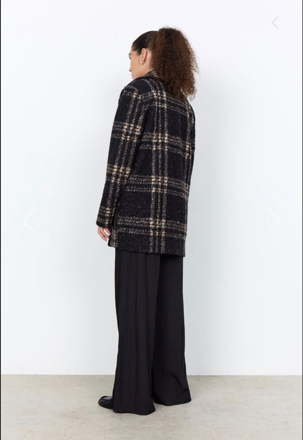 CAPPOTTO CHECK- Lunghezza MIDI doppiopetto
