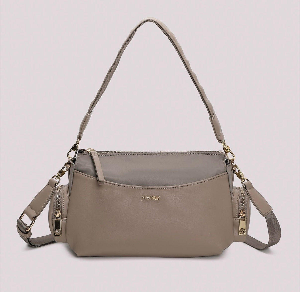 BORSA A TRACOLLA IN NYLON MISURA MIDI- MIMI’ MUA’