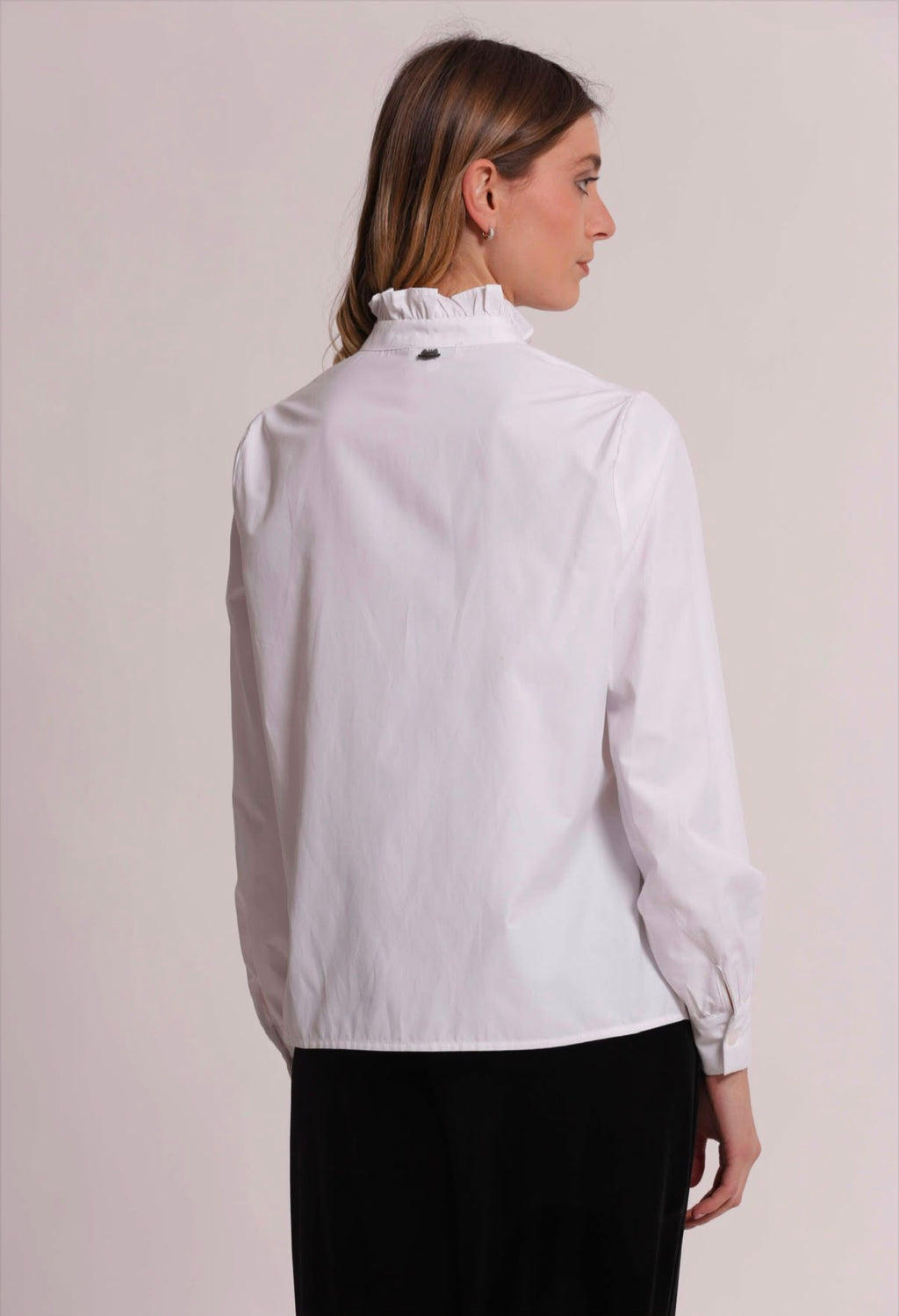 CAMICIA CON ROUGES SUL COLLO -MIMI’ MUA’