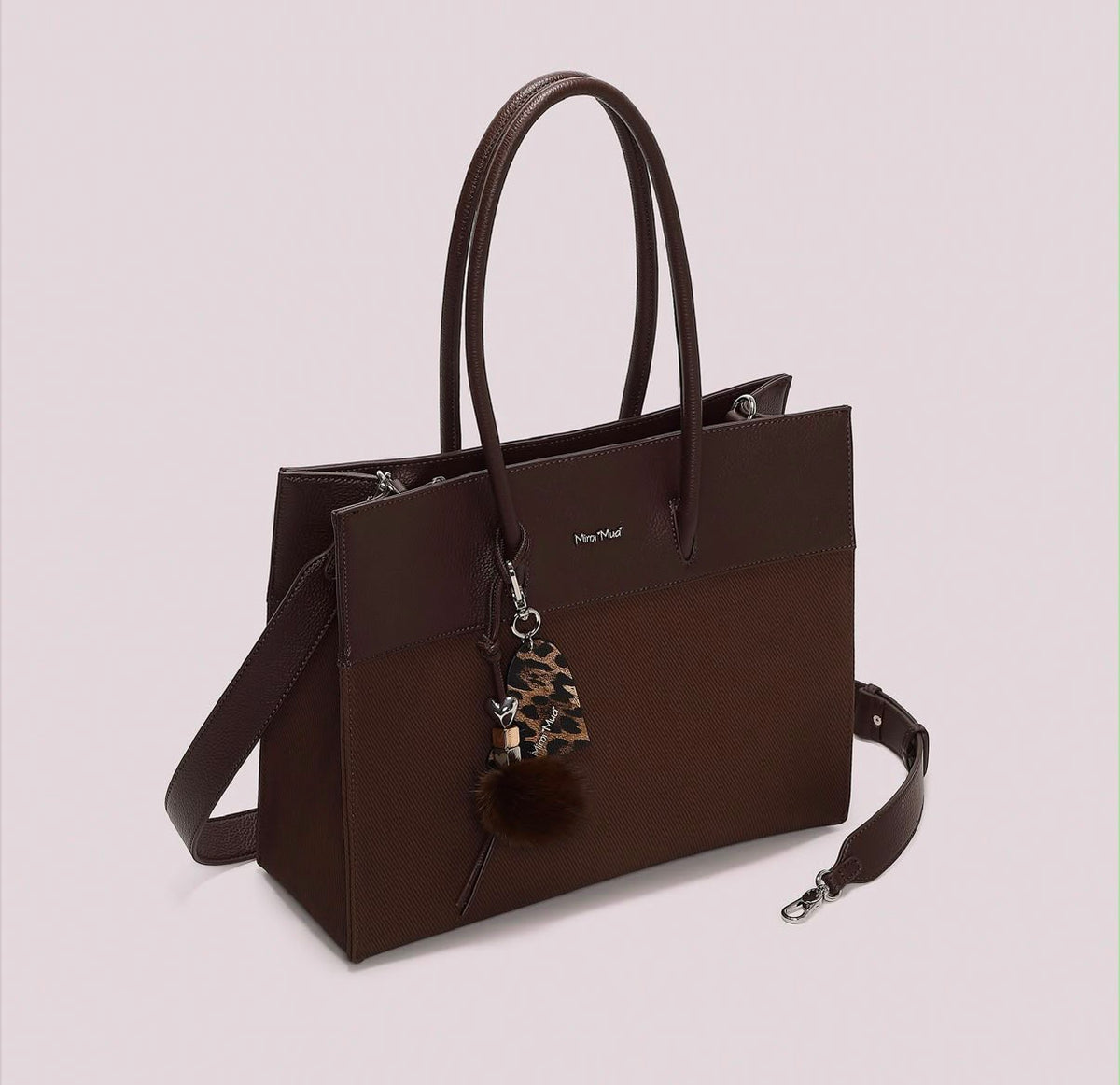 BORSA TOTE CON CHARM E CUORE- MIMI’ MUA’