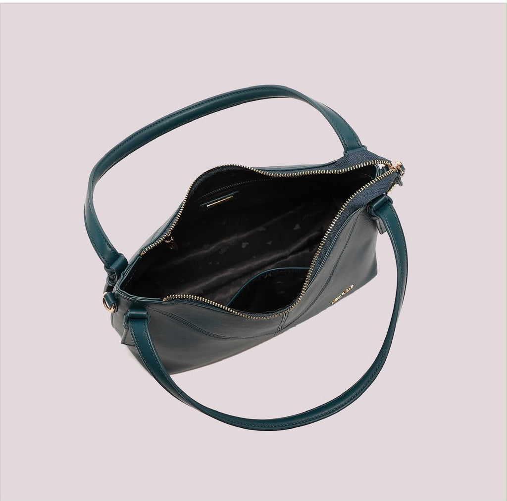 BORSA A SPALLA CON LETTERE- MIMI’ MUA’ SULLA ZIP