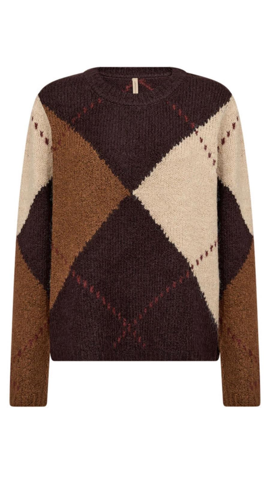 MAGLIONE CON LOSANGHE scatoletta