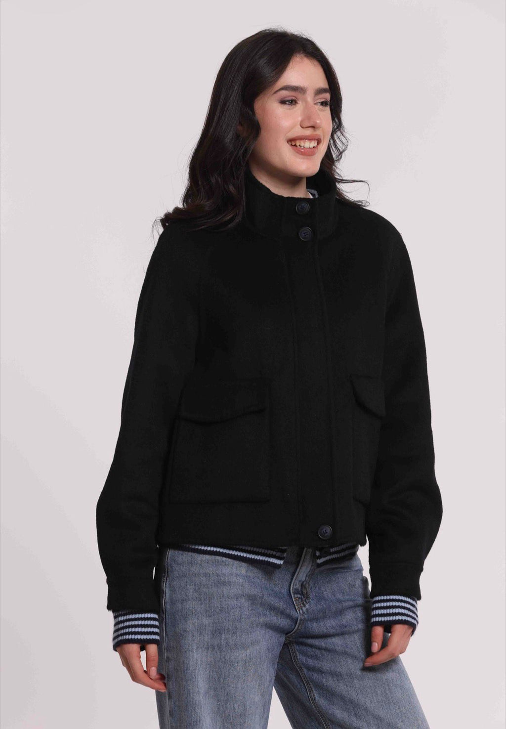 CAPPOTTO CORTO CON ZIP-MIMI’ MUA’
