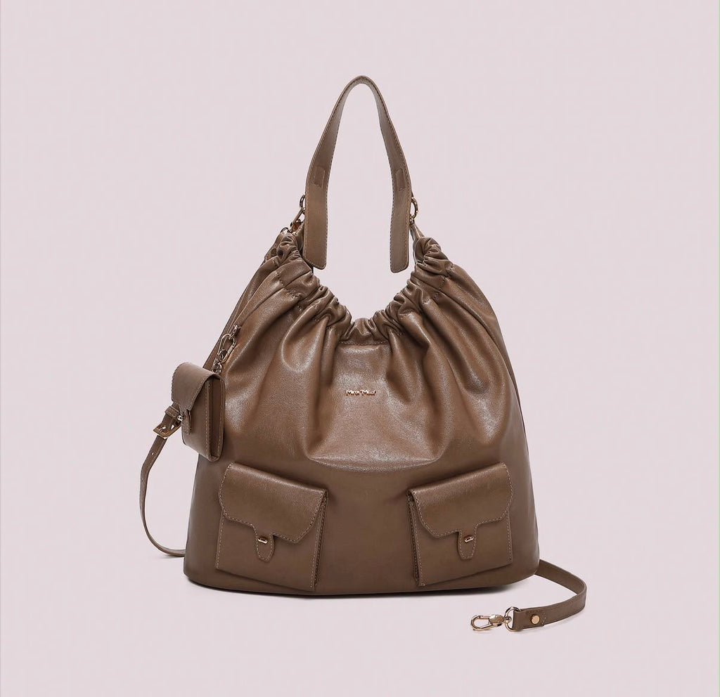 BORSA A SPALLA CON TASCHE- MIMI’ MUA’