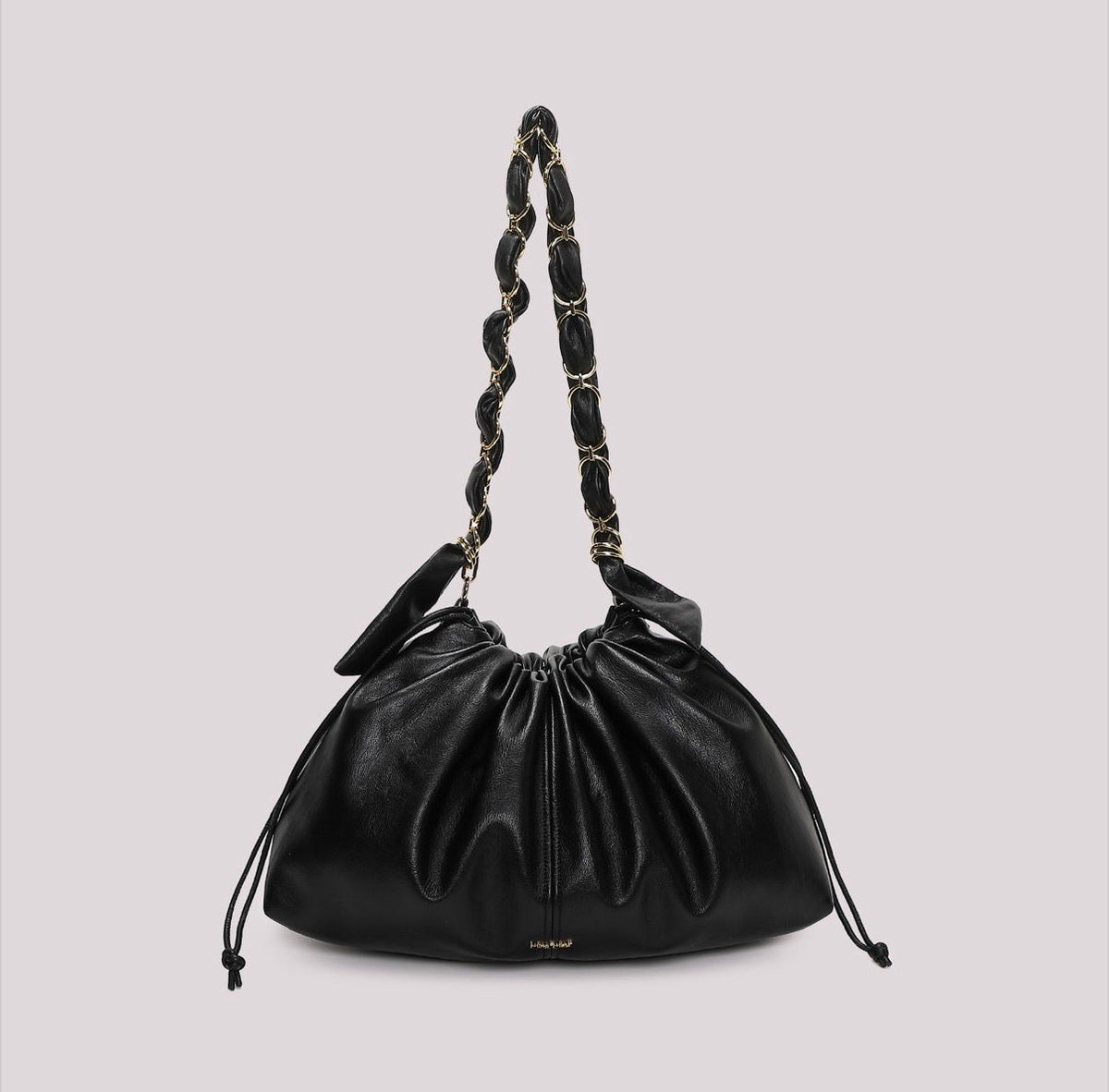BORSA A SACCA CON CATENA SUI MANICI MISURA MAXI- MIMI’ MUA’
