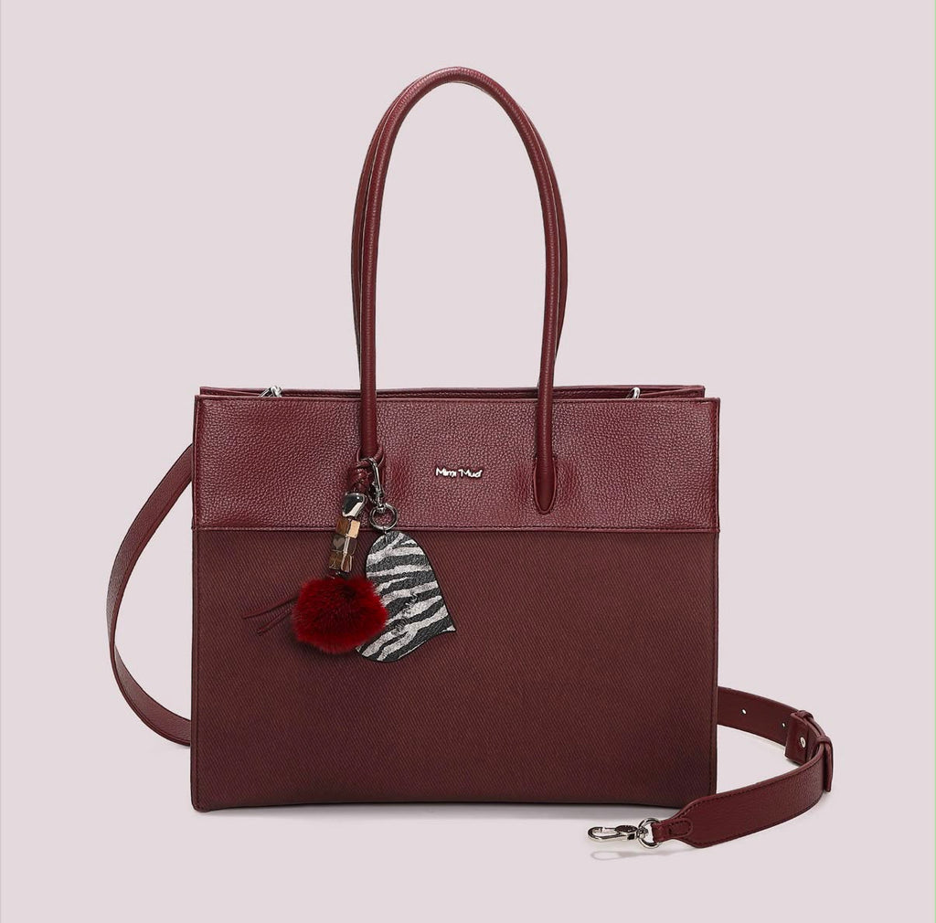 BORSA TOTE CON CHARM E CUORE- MIMI’ MUA’