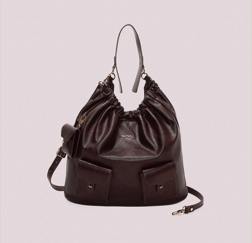 BORSA A SPALLA CON TASCHE- MIMI’ MUA’
