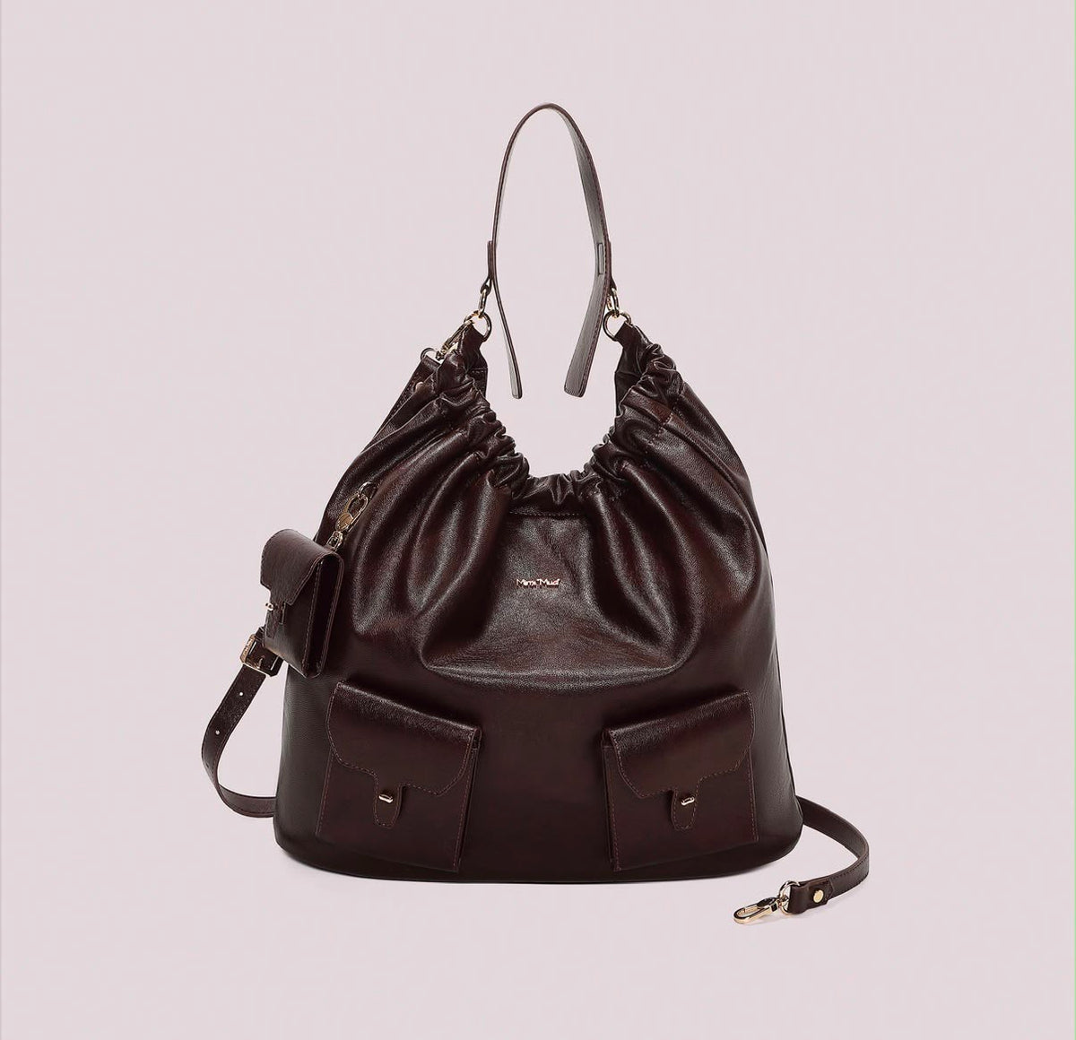 BORSA A SPALLA CON TASCHE- MIMI’ MUA’
