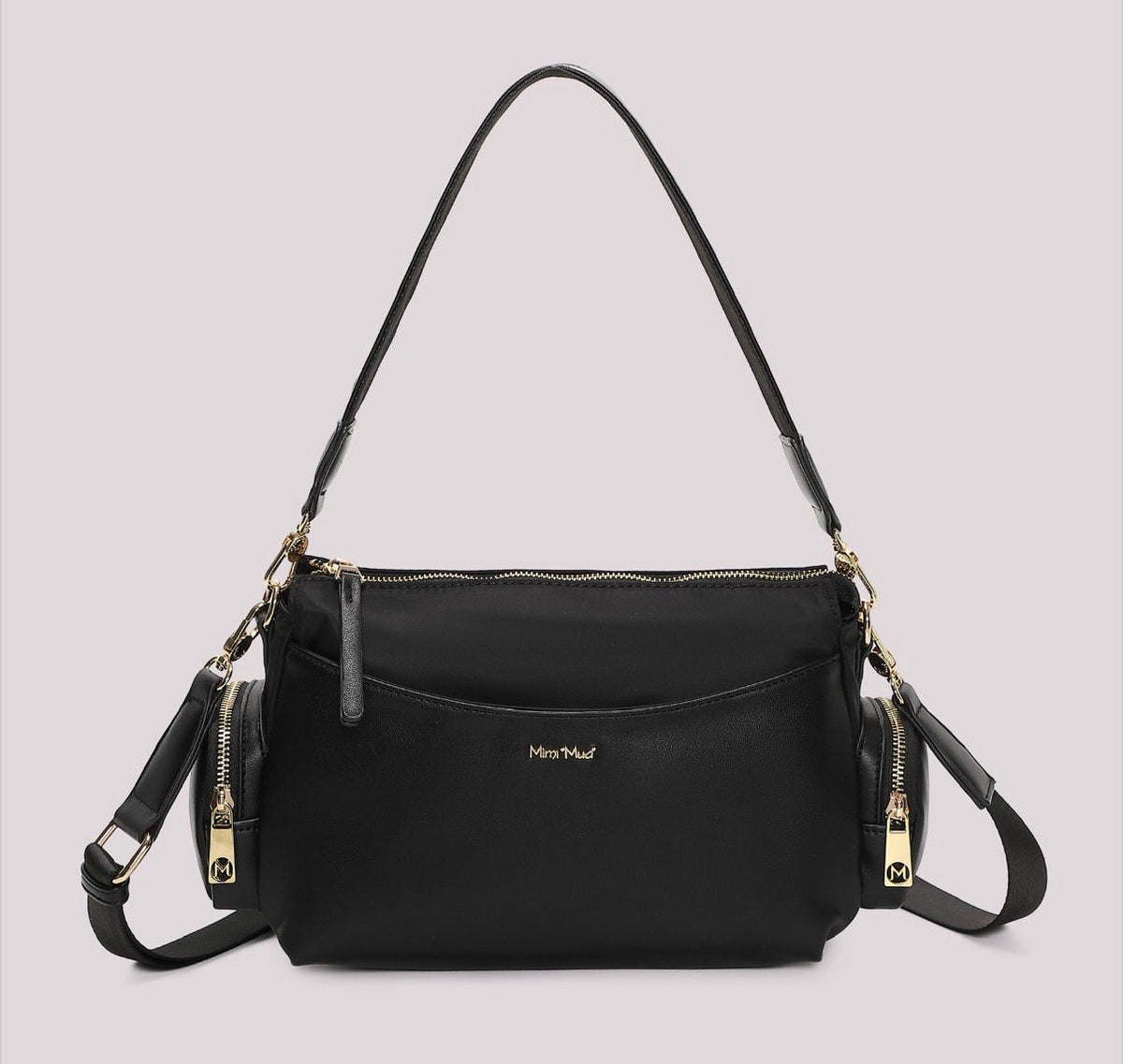 BORSA A TRACOLLA IN NYLON MISURA MIDI- MIMI’ MUA’