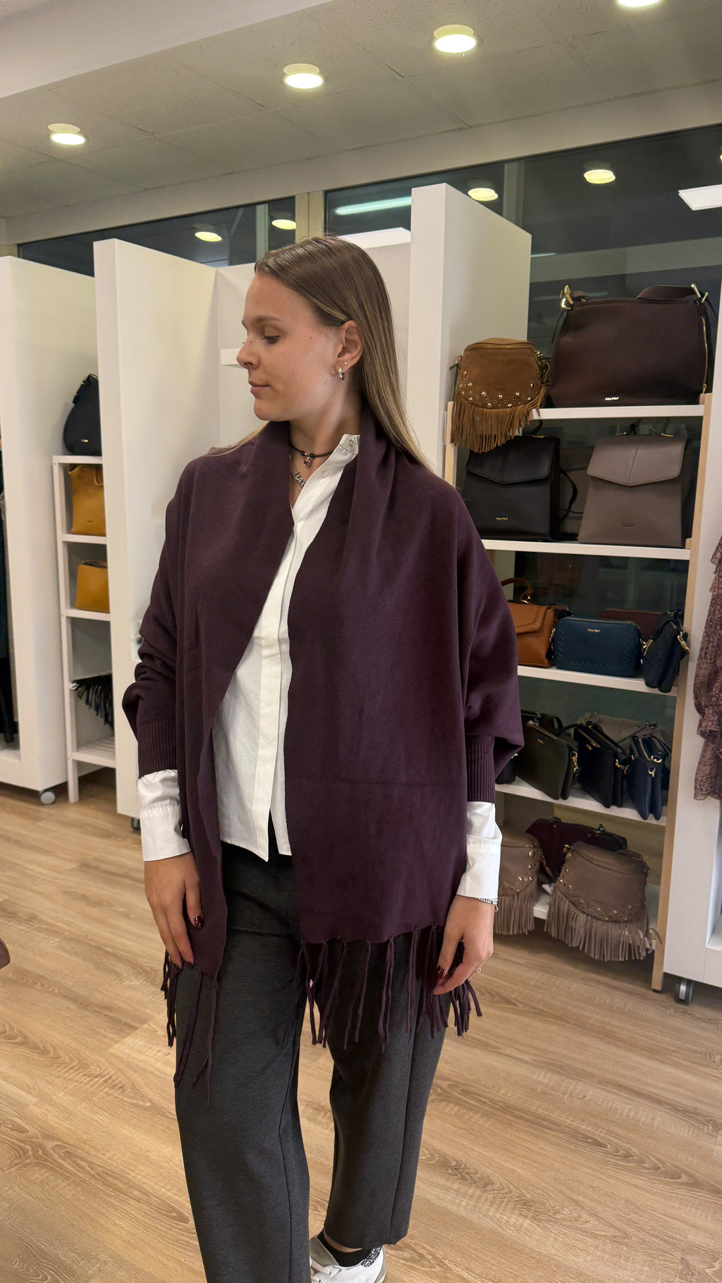 CAPPA CON FRANGE con manica(veste tutte)
