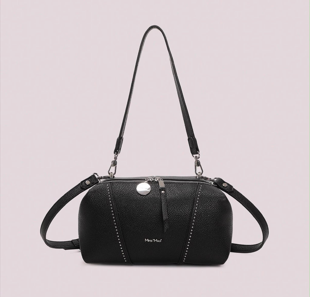 BORSA A SPALLA CON PICCOLE BORCHIE- MIMI’ MUA’