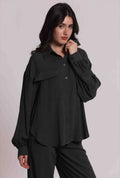 CAMICIA CON TASCONI IN FLANELLA-COMPLETO CON PANTALONE NELLA SEZIONE PANTALONI