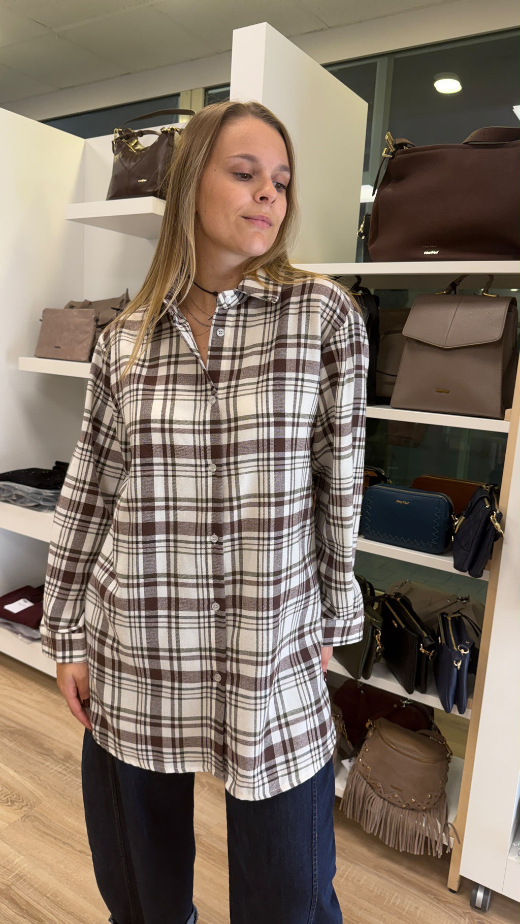 CAMICIA QUADRI- OVER