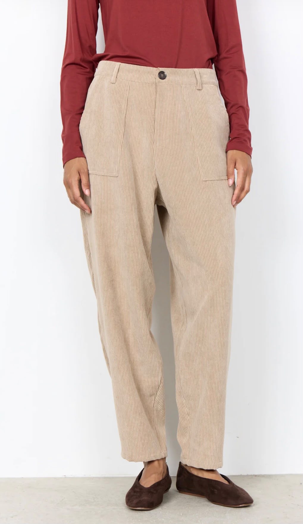 PANTALONE VELLUTO a costine ( vestibilità morbida )