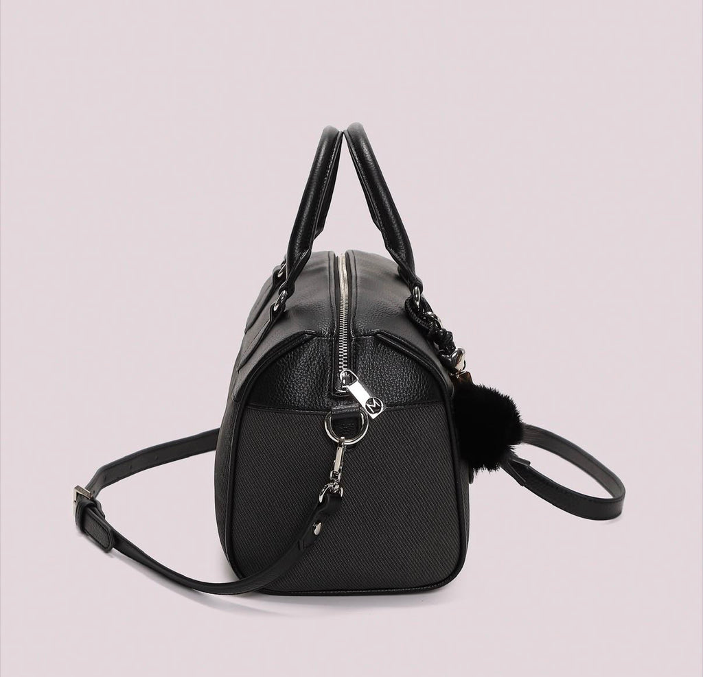 BORSA BAULETTO CON CHARM E CUORE- MIMI’ MUA’