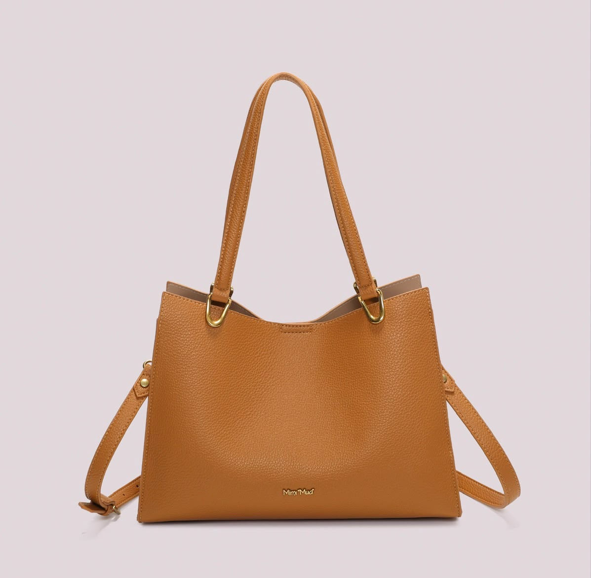 BORSA SHOPPING CON DETTAGLI SATINATI