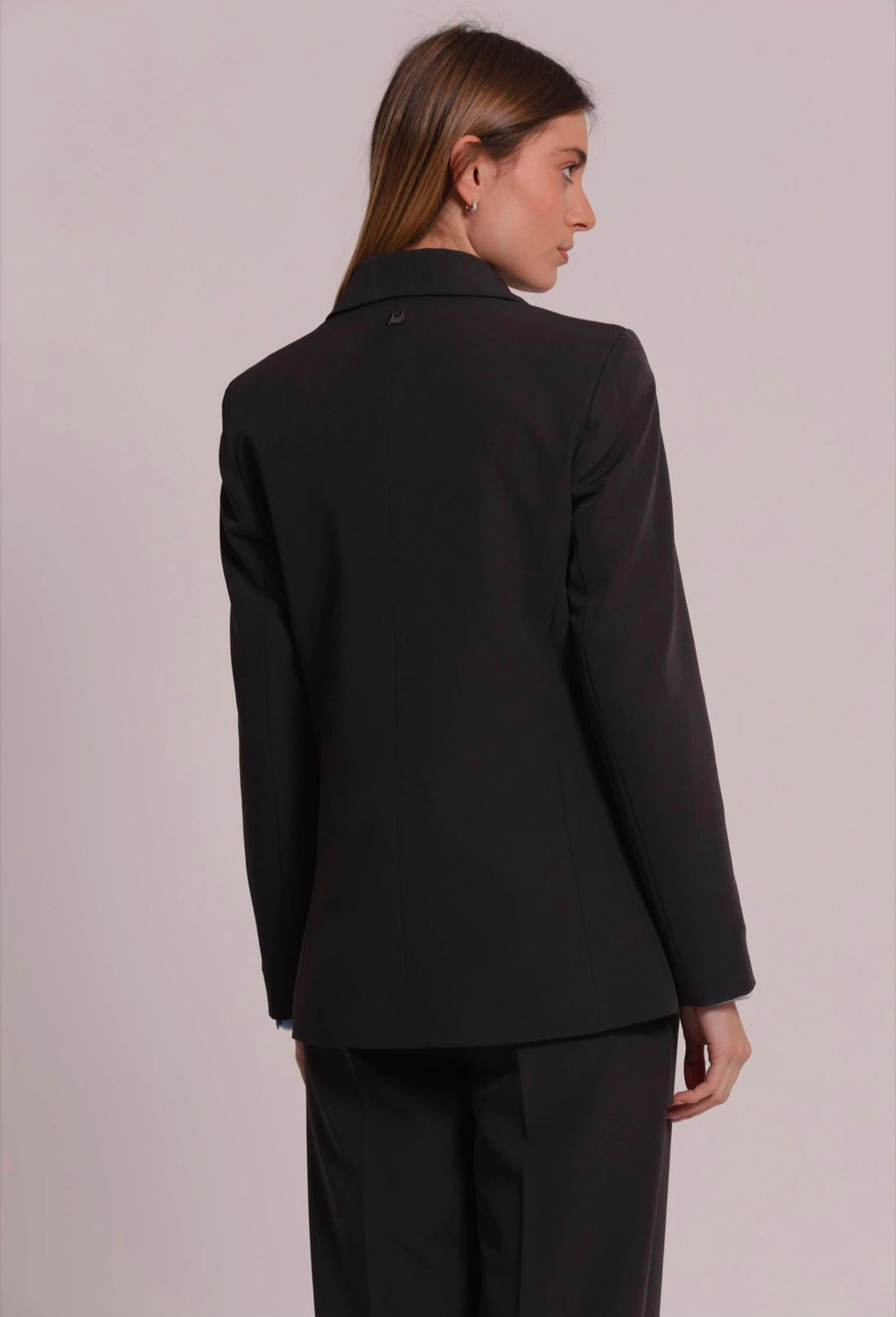 GIACCA LUNGA DOPPIO PETTO IN TESSUTO TECNICO ( completo pantalone nella categoria pantaloni)- MIMI’ MUA’