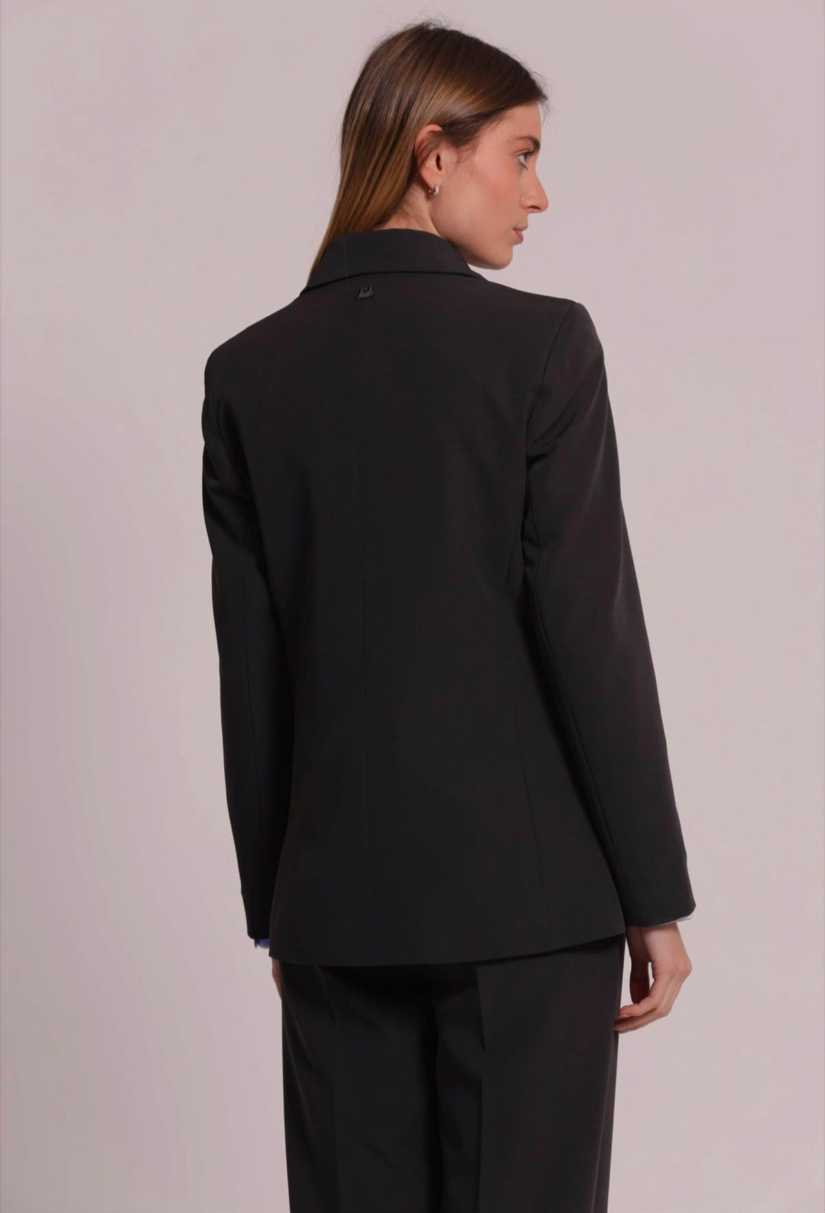 GIACCA LUNGA DOPPIO PETTO IN TESSUTO TECNICO ( completo pantalone nella categoria pantaloni)- MIMI’ MUA’