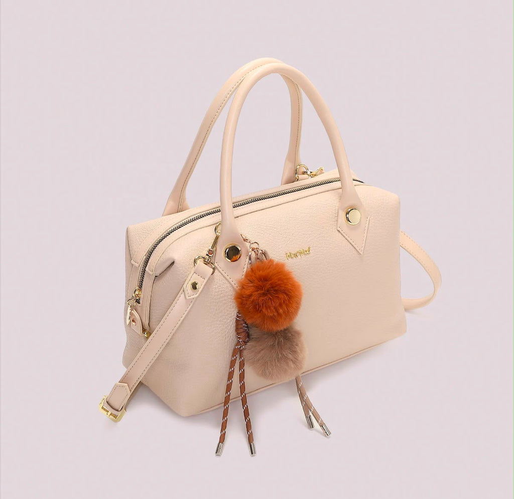 BORSA A BAULETTO CON DETTAGLIO APPESO- MIMI’ MUA’