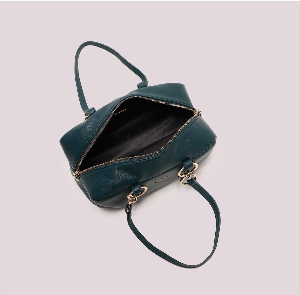 BORSA A SPALLA CON DETTAGLIO ANELLI AI MANICI-MIMI’ MUA’