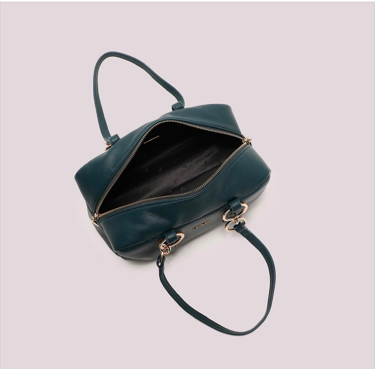 BORSA A SPALLA CON DETTAGLIO ANELLI AI MANICI-MIMI’ MUA’