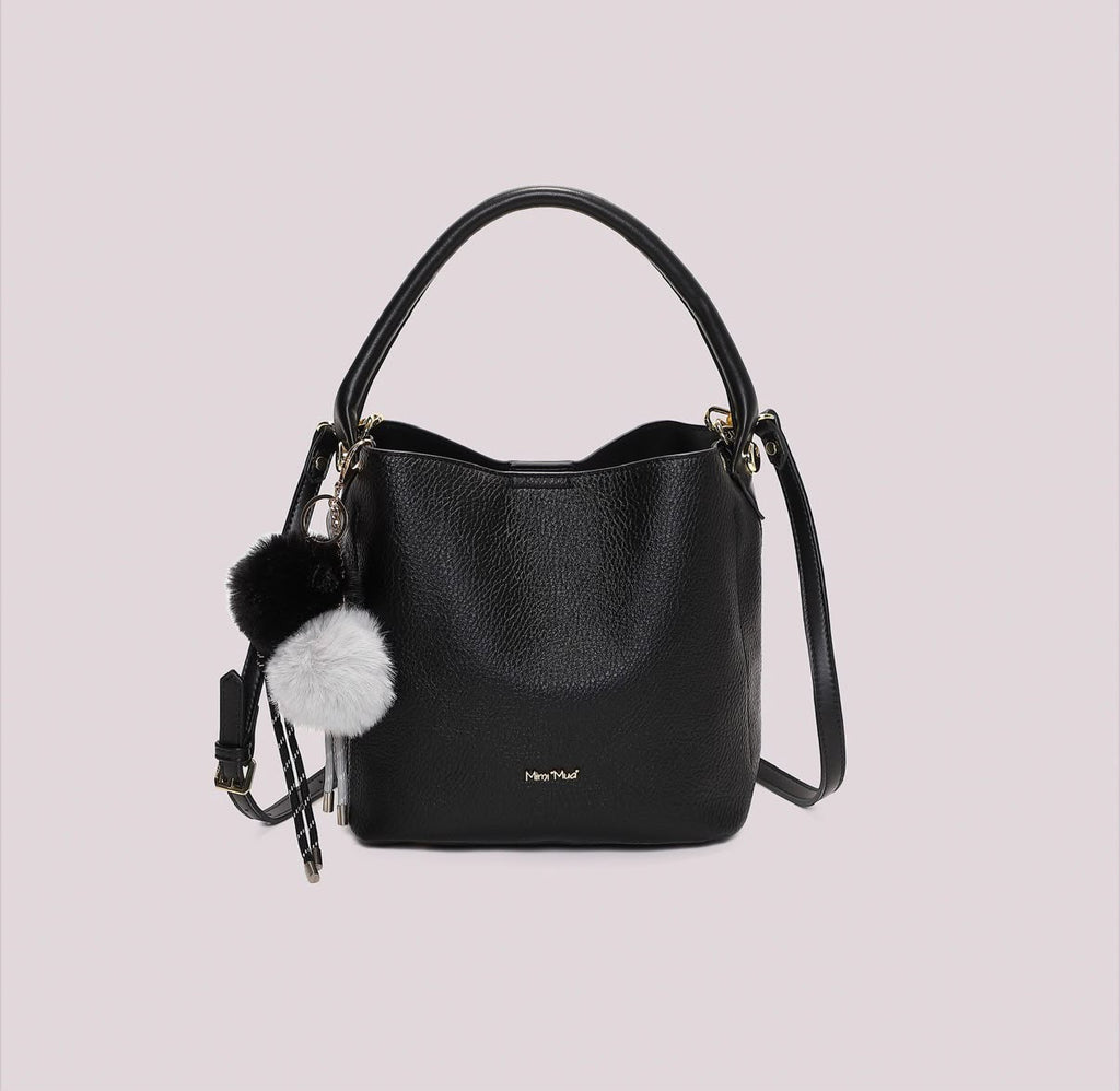 BORSA A SECCHIELLO CON DETTAGLIO APPESO