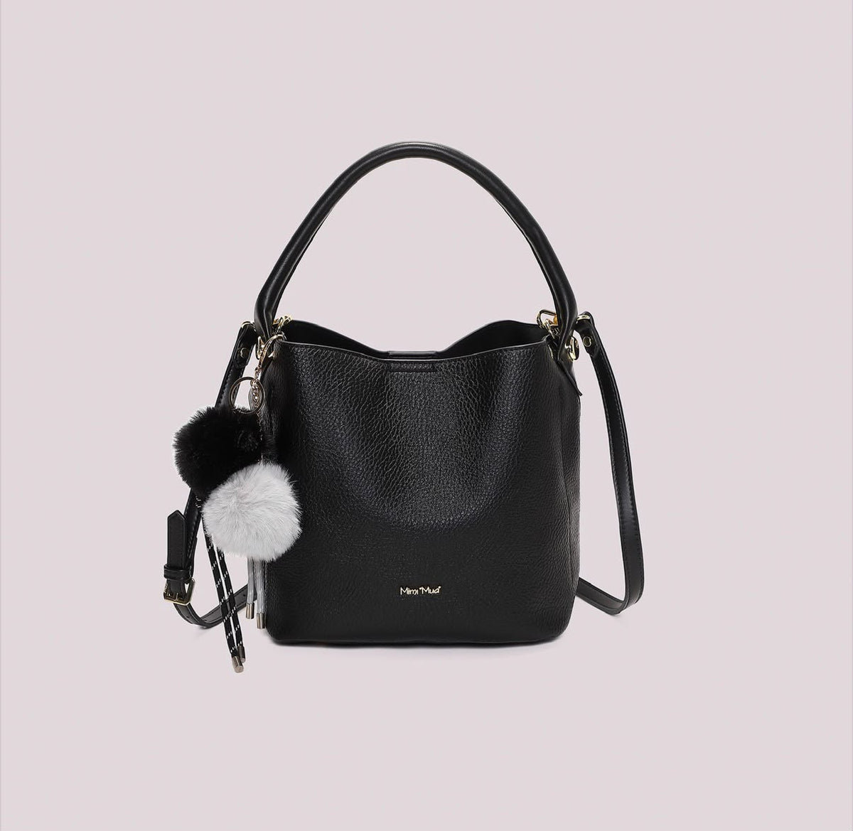 BORSA A SECCHIELLO CON DETTAGLIO APPESO