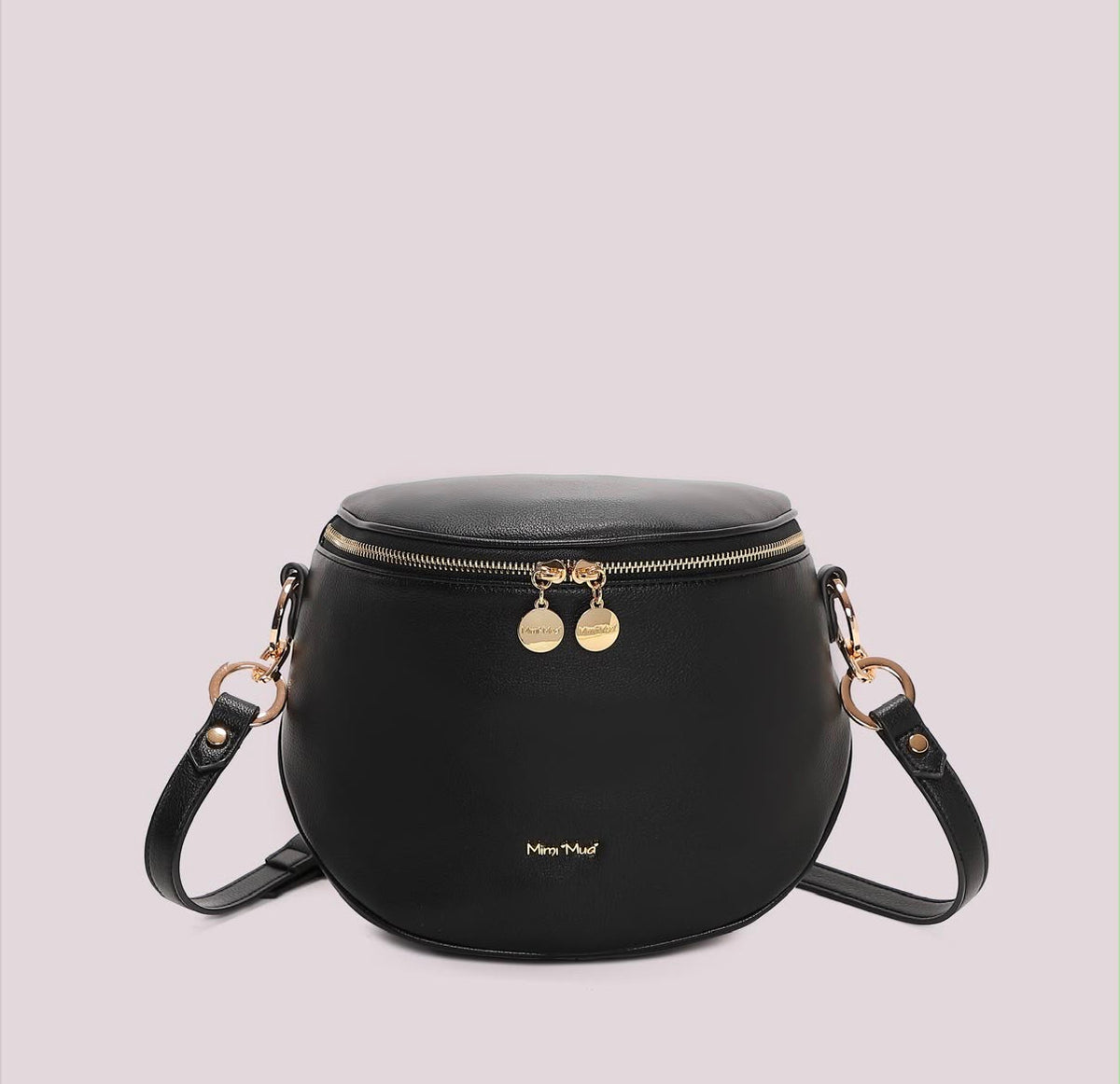 BORSA MARSUPIO CON DETTAGLIO ANELLI AI MANICI- MIMI’ MUA’