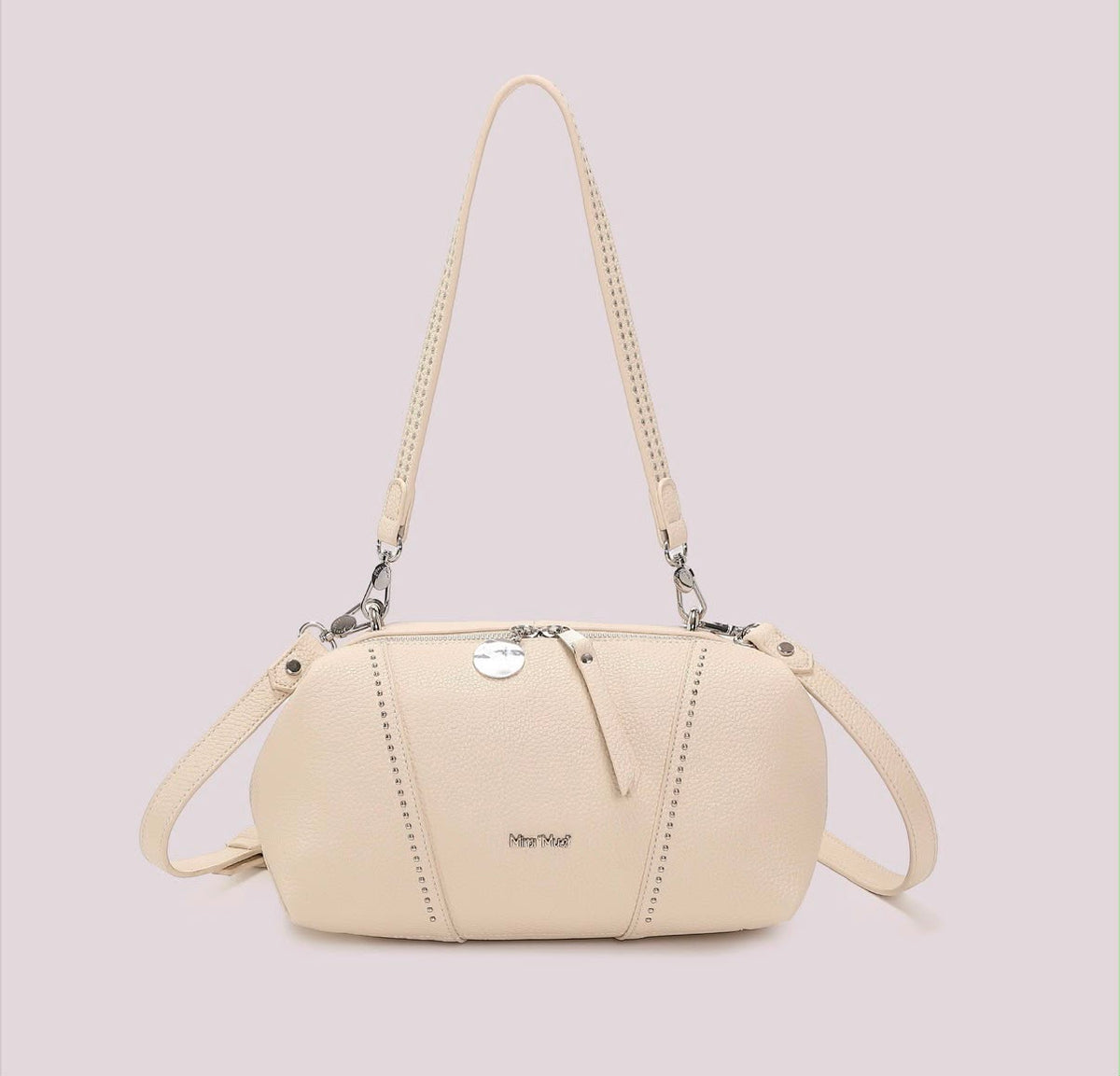 BORSA A SPALLA CON PICCOLE BORCHIE- MIMI’ MUA’
