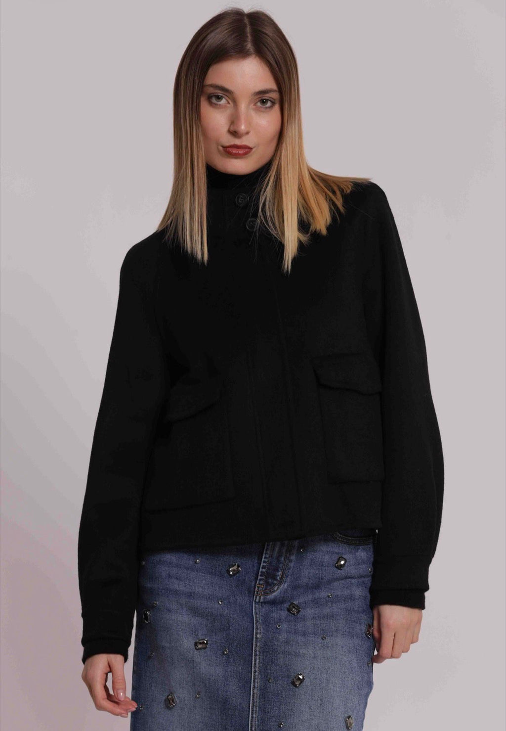 CAPPOTTO CORTO CON ZIP-MIMI’ MUA’
