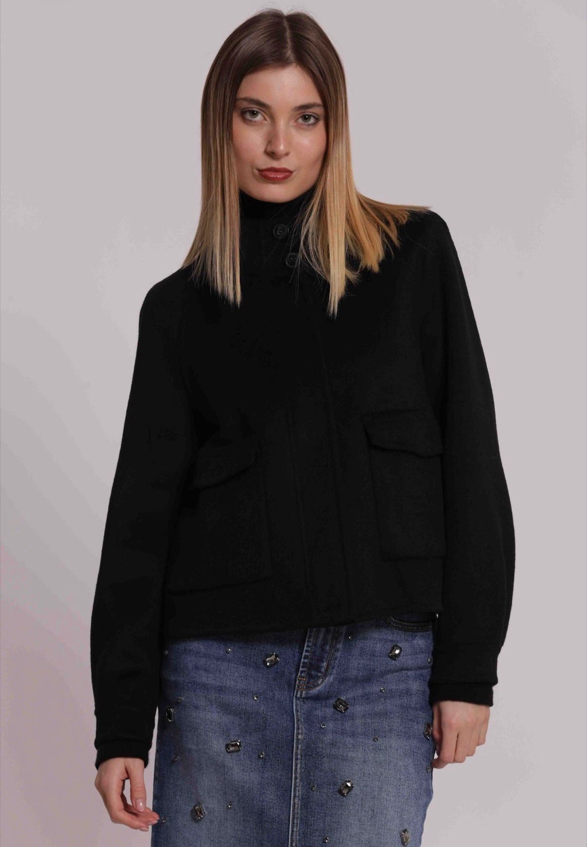 CAPPOTTO CORTO CON ZIP-MIMI’ MUA’