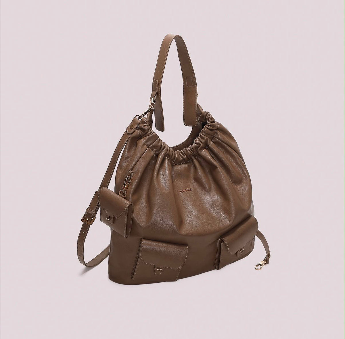 BORSA A SPALLA CON TASCHE- MIMI’ MUA’