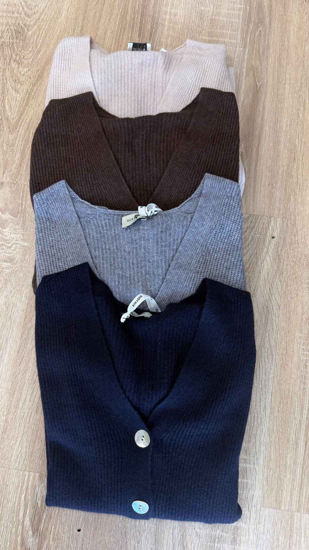 GILET OVER in maglia con bottoni