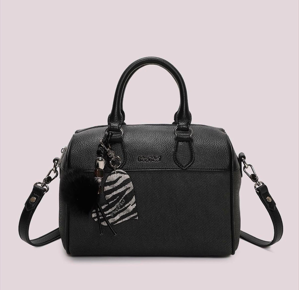 BORSA BAULETTO CON CHARM E CUORE- MIMI’ MUA’